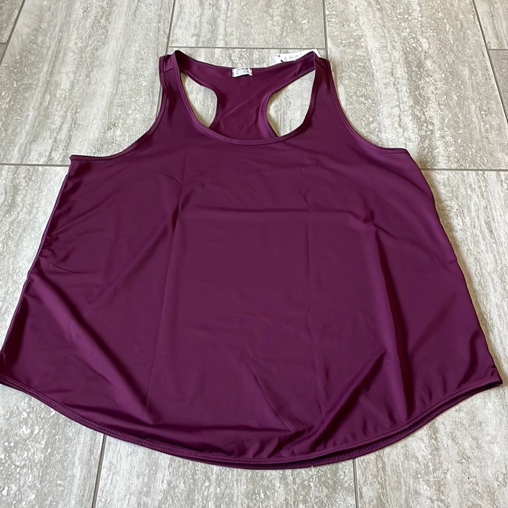 Cotton on Curve Magenta Purple Tank Top for Women